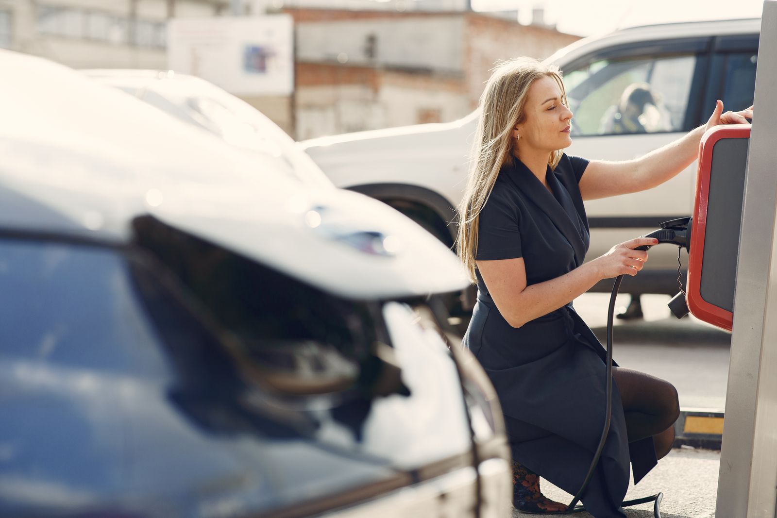 Recharge d une voiture électrique au quotidien